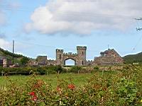 Irlande, Co Galway, Clifden, Chateau, Entree (2)